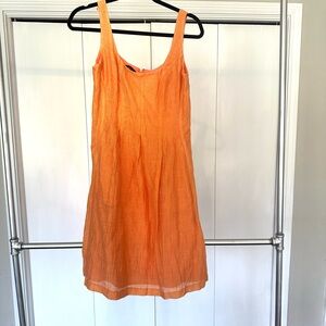 NINE WEST Orange Sleeveless Dress